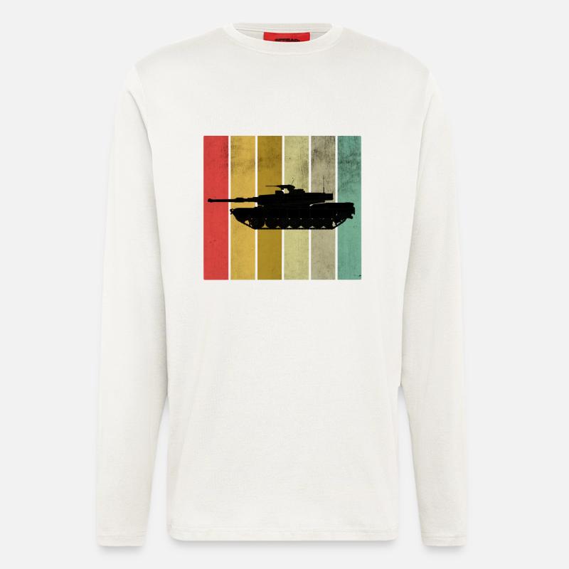 Panzer - Langarmshirt - made by SPREAD  - OFF WHITE