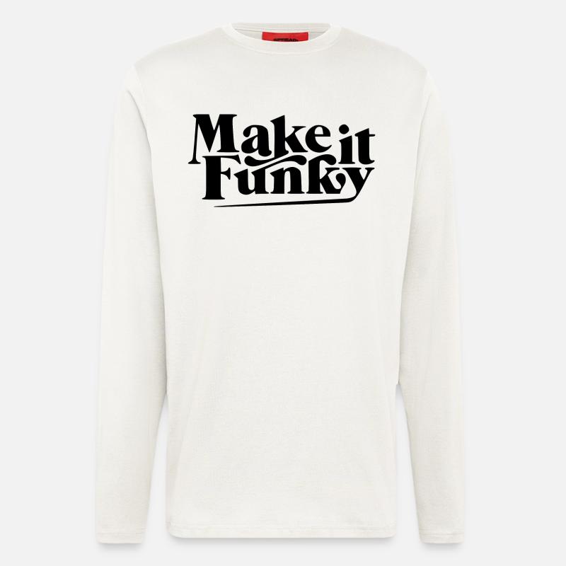 Make it funky - Longsleeve - made by SPREAD - OFF WHITE