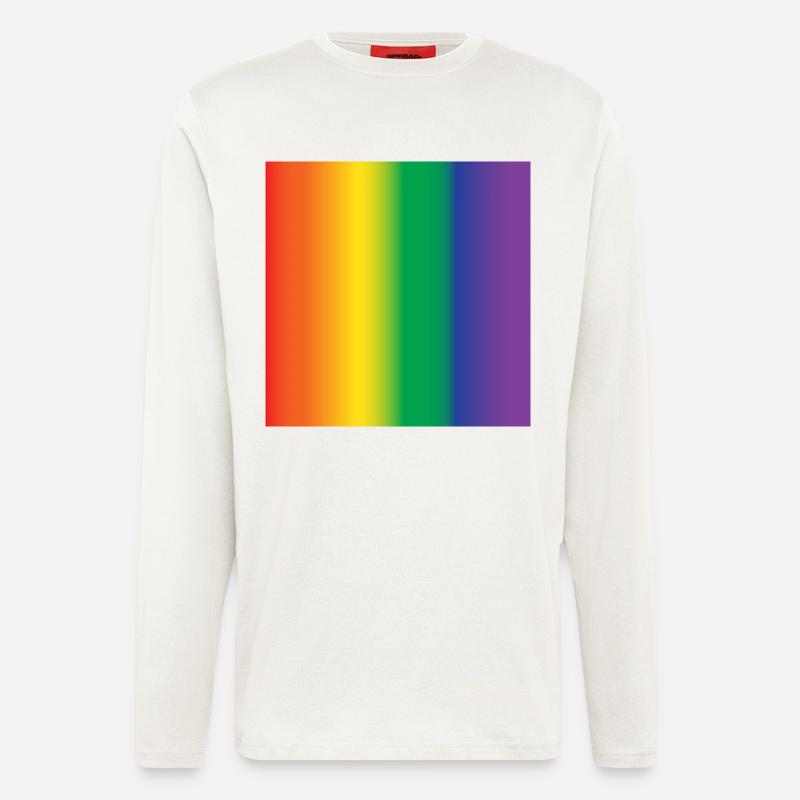lgbt Mauspad Geschenkidee - Langarmshirt - made by SPREAD  - OFF WHITE