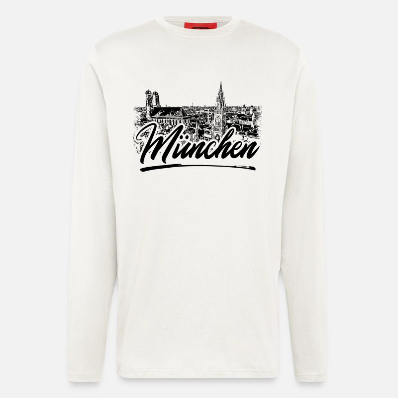 München Design - Langarmshirt - made by SPREAD  - OFF WHITE