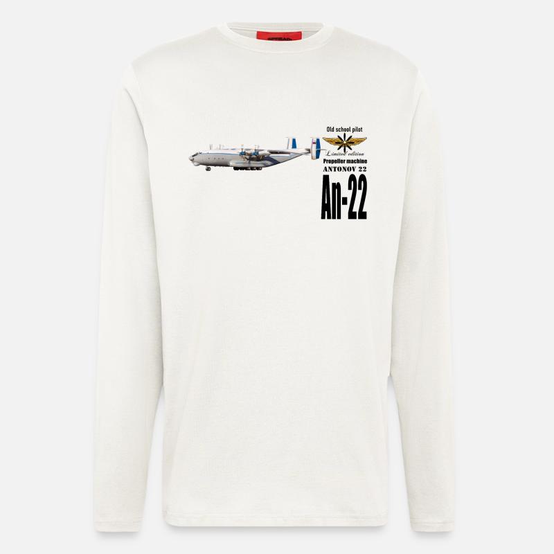 An-22 - Langarmshirt - made by SPREAD  - OFF WHITE