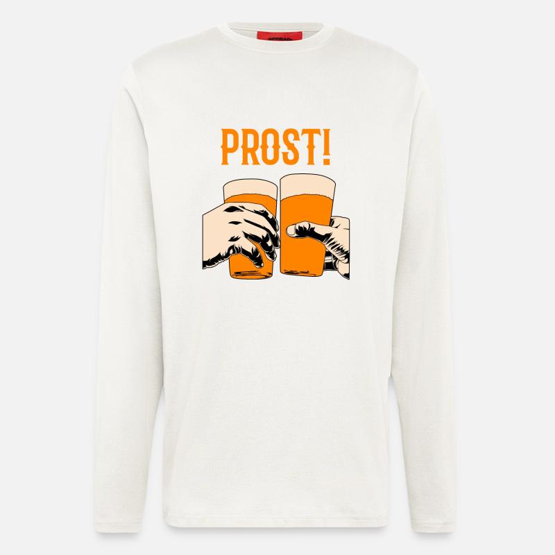 Trinkspruch - Langarmshirt - made by SPREAD  - OFF WHITE