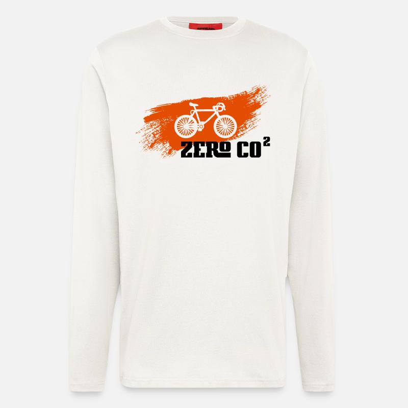 Zero CO2 - Langarmshirt - made by SPREAD  - OFF WHITE