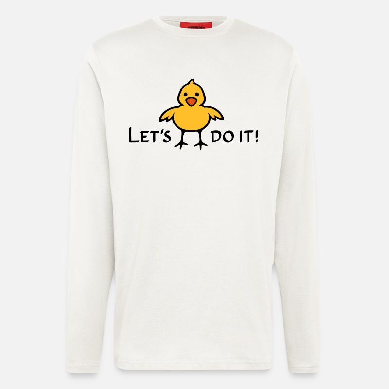 Let's do it! - Langarmshirt - made by SPREAD  - OFF WHITE