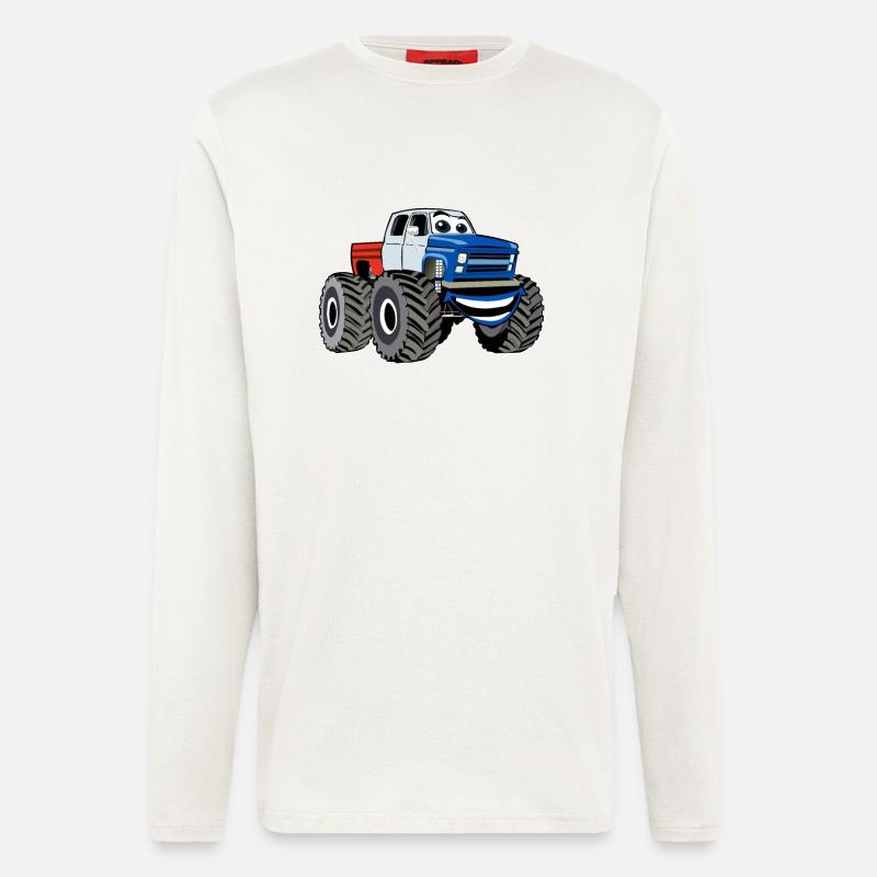 Monstertruck - Langarmshirt - made by SPREAD  - OFF WHITE