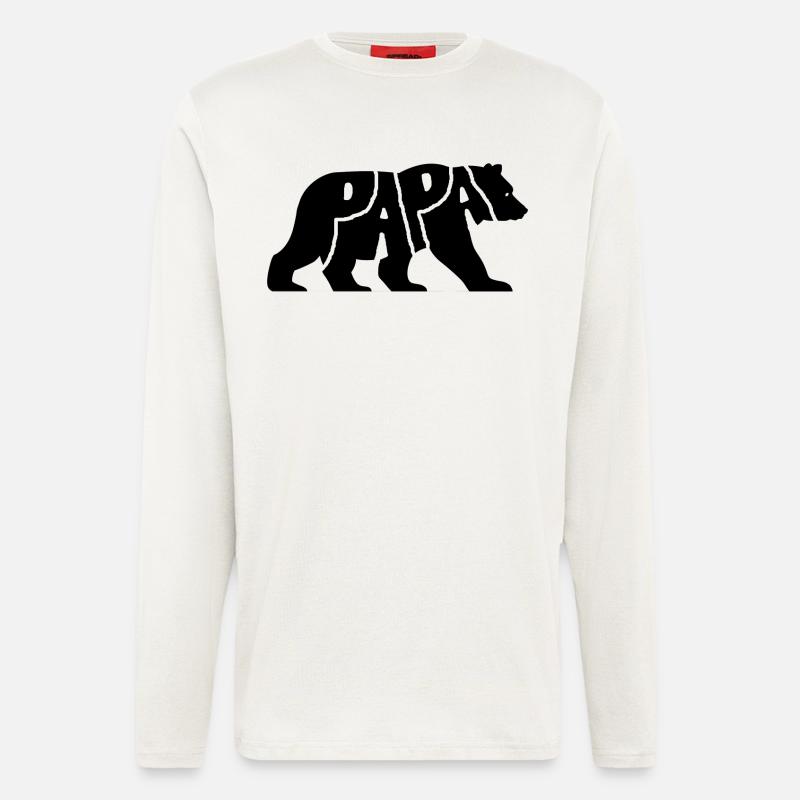Daddy Bear - Longsleeve - made by SPREAD  - OFF WHITE