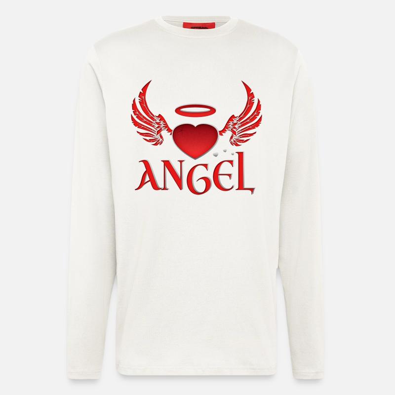 Angel & Devil - Longsleeve - made by SPREAD - OFF WHITE