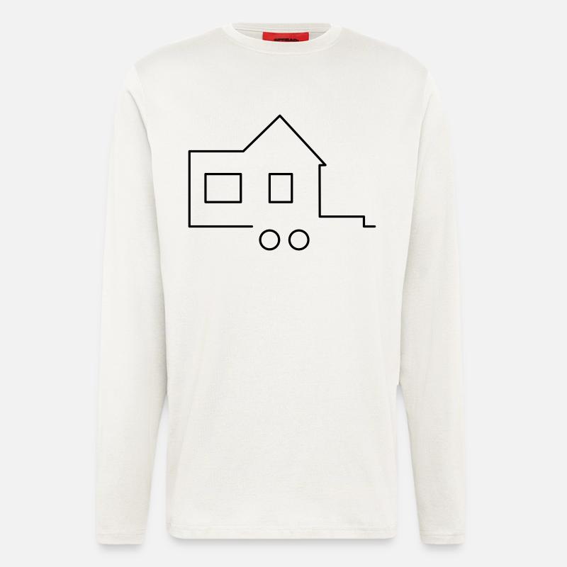 Tiny house - Longsleeve - made by SPREAD - OFF WHITE