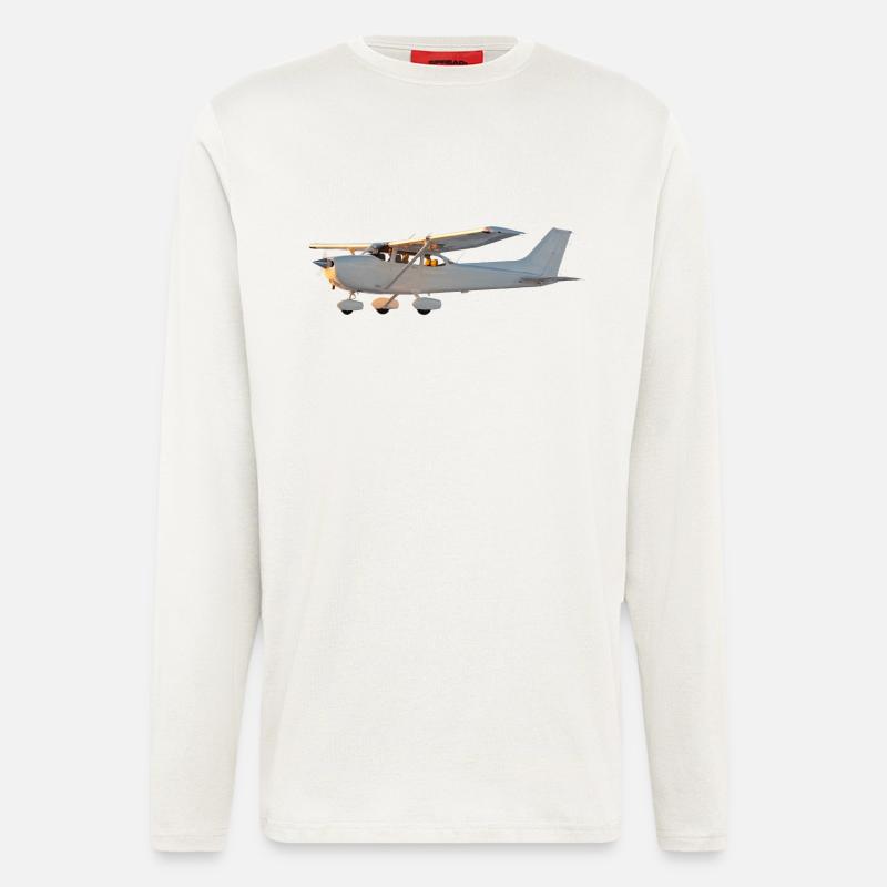 Cessna - Langarmshirt - made by SPREAD  - OFF WHITE