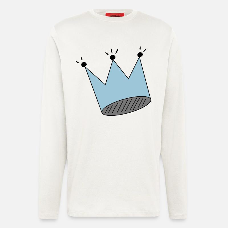 Krone - Langarmshirt - made by SPREAD - OFF WHITE