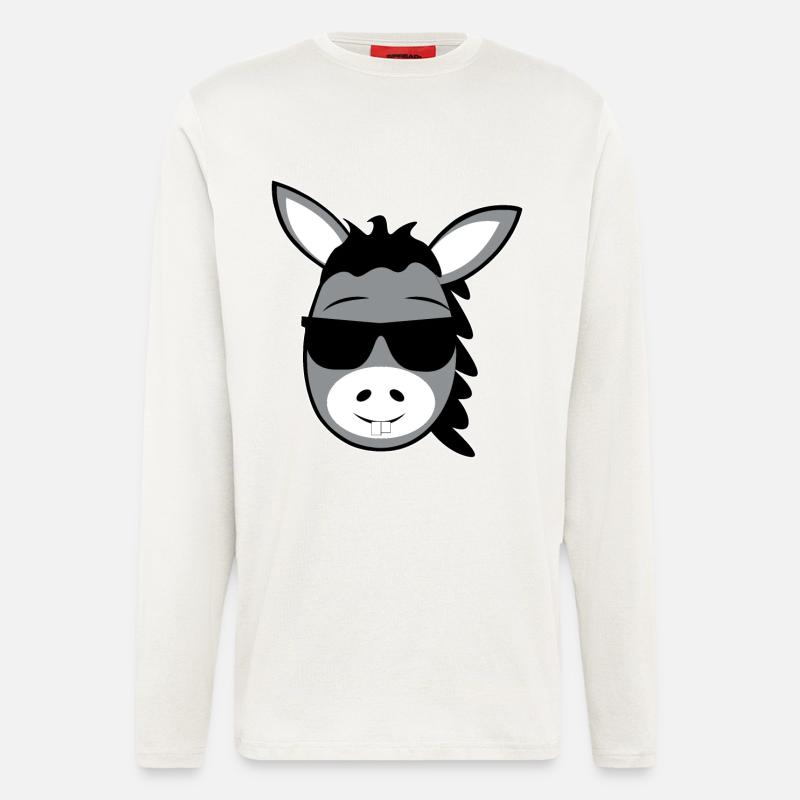 Esel - Langarmshirt - made by SPREAD  - OFF WHITE