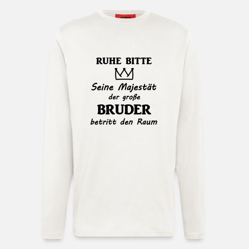 Großer Bruder - Langarmshirt - made by SPREAD  - OFF WHITE