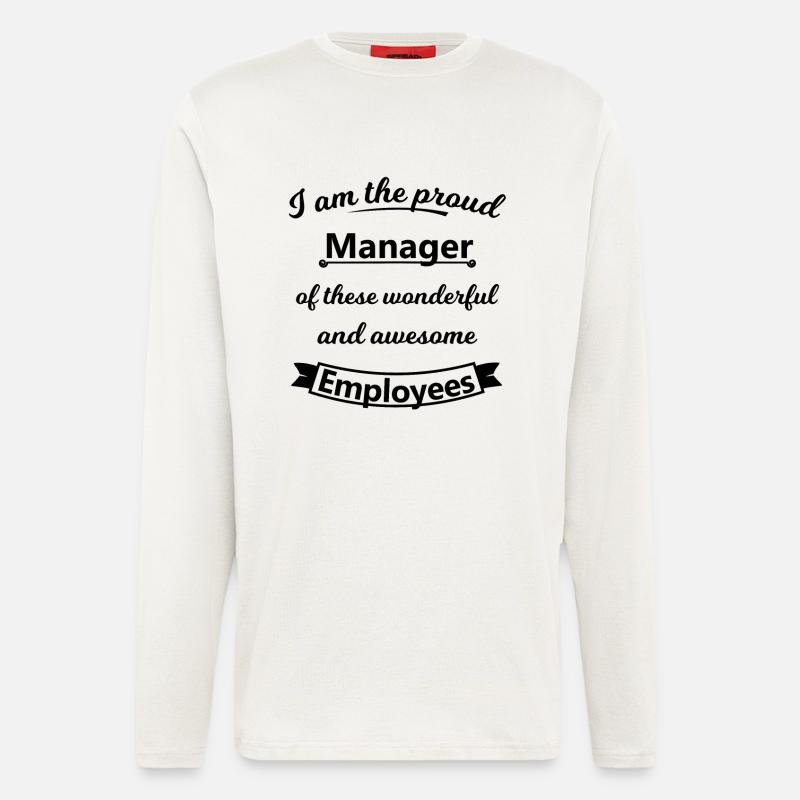 manager - Longsleeve - made by SPREAD  - OFF WHITE