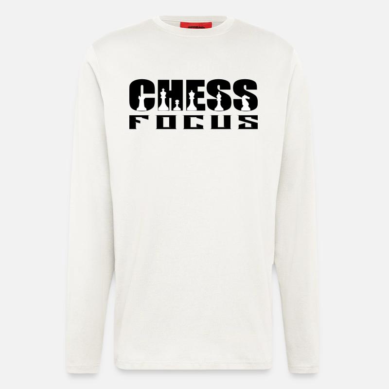 Chess Focus - Langarmshirt - made by SPREAD  - OFF WHITE