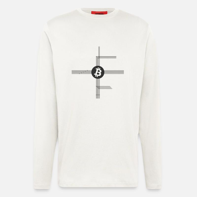 Bitcoin Network - Longsleeve - made by SPREAD  - OFF WHITE