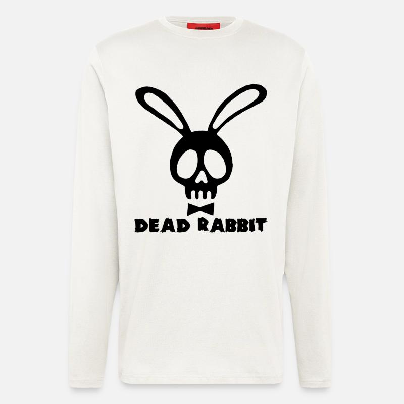 Hase kopf des Todes schwarz - Langarmshirt - made by SPREAD  - OFF WHITE