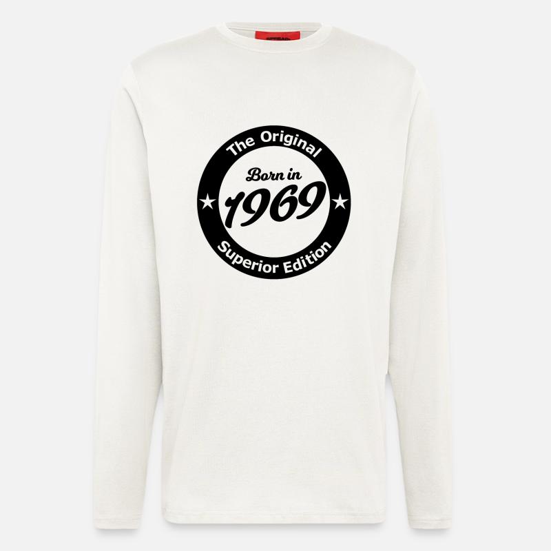 Born in 1969 - Langarmshirt - made by SPREAD  - OFF WHITE