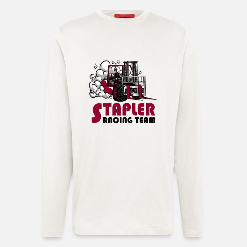 Stapler Racing Team - Langarmshirt - made by SPREAD  - OFF WHITE