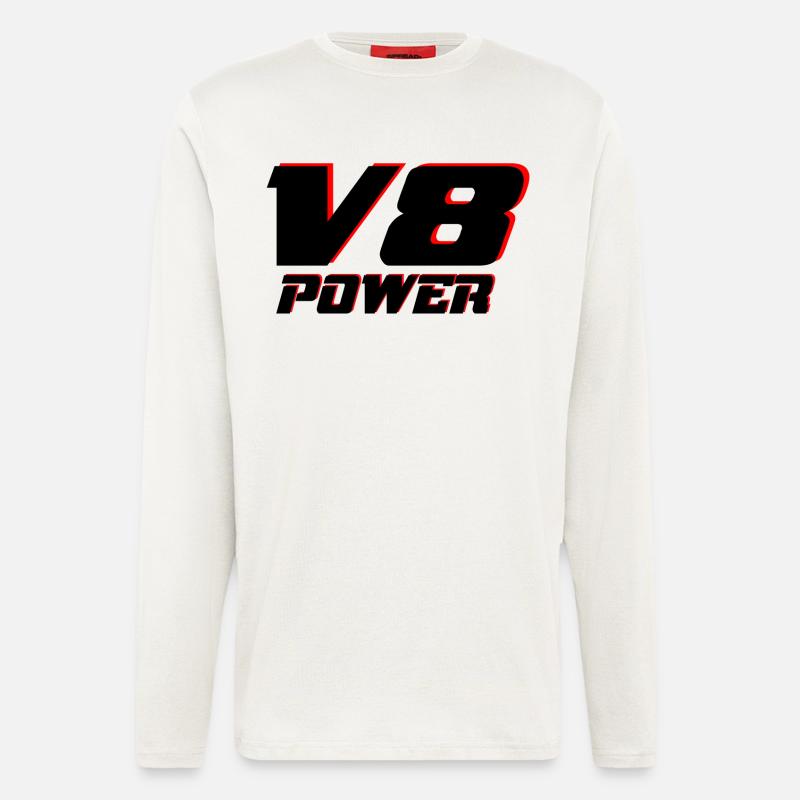 V8 - Langarmshirt - made by SPREAD  - OFF WHITE