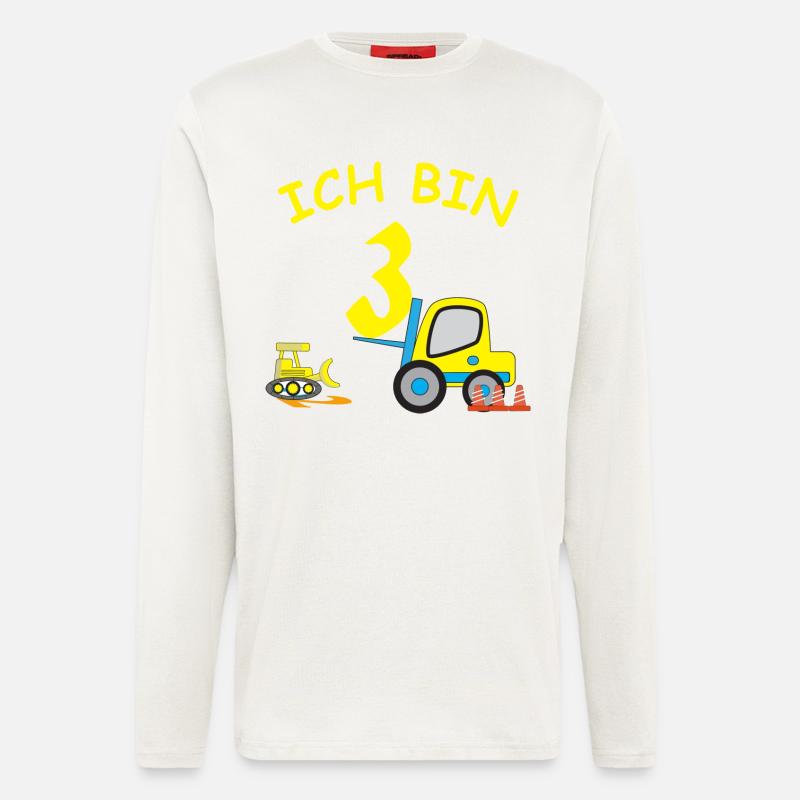 Ich bin 3 - Langarmshirt - made by SPREAD  - OFF WHITE