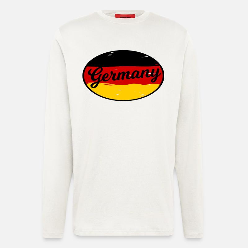 Bumper sticker Germany - Longsleeve - made by SPREAD  - OFF WHITE