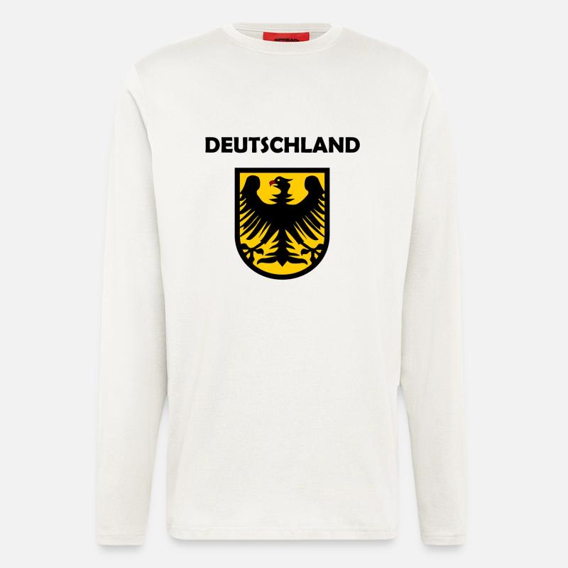 Der Deutschland Adler - Langarmshirt - made by SPREAD  - OFF WHITE