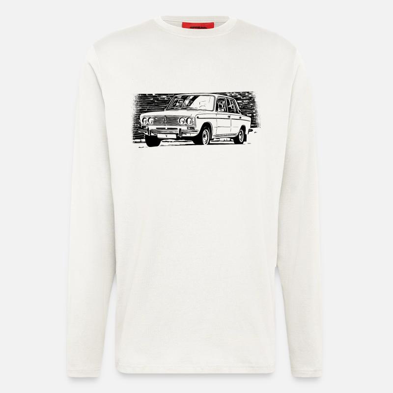 WAS 2103 Lada 1500 Schiguli - Langarmshirt - made by SPREAD  - OFF WHITE