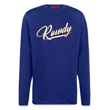 rowdy rüpel bandit gang dieb chaot bengel sohn - Manches longues bio décontracté fabriqué en UE - OFF WHITE - Devant