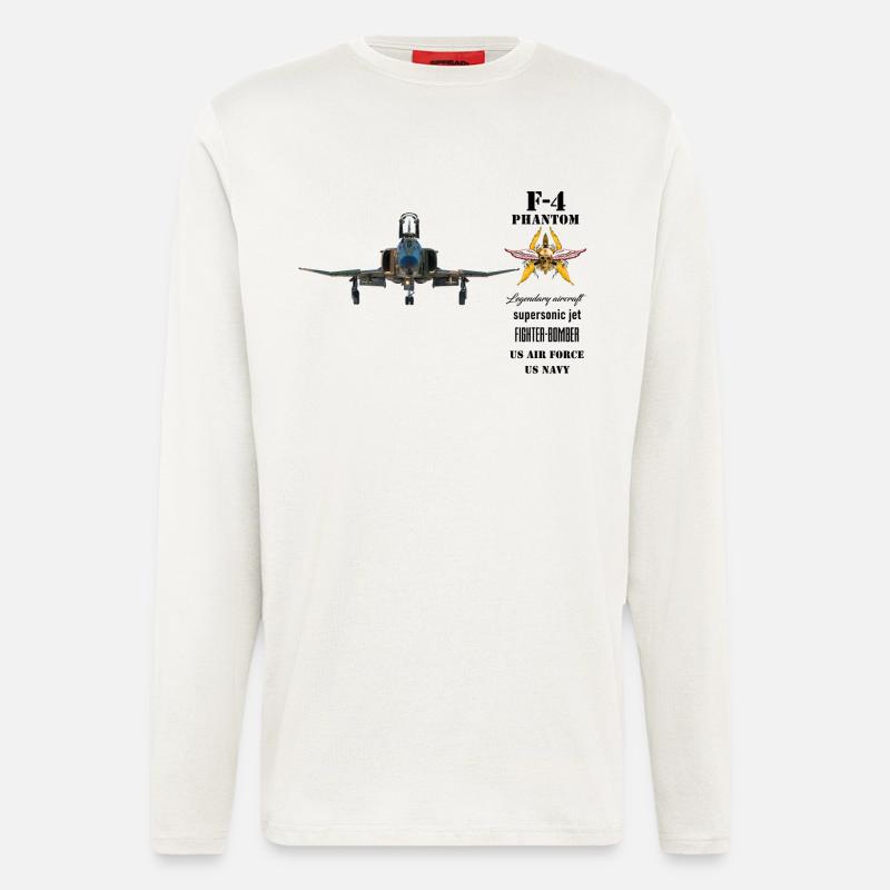 F-4 Phantom - Langarmshirt - made by SPREAD  - OFF WHITE