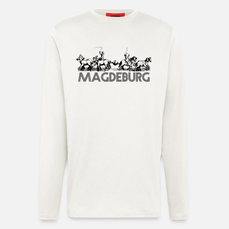 Magdeburg - Guericke Experiment - Langarmshirt - made by SPREAD  - OFF WHITE
