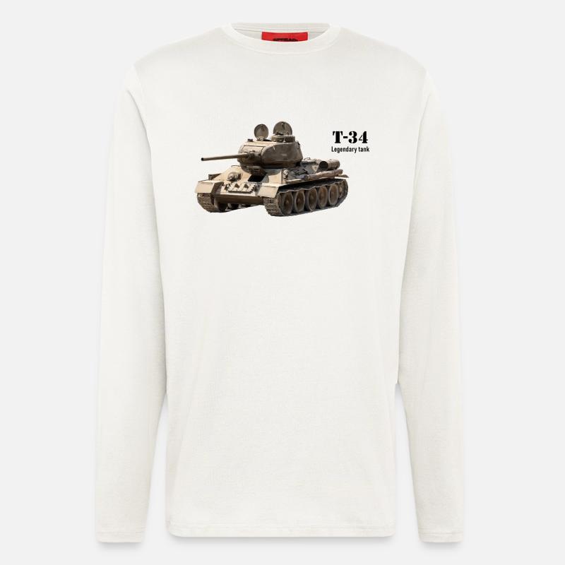 Panzer - Langarmshirt - made by SPREAD  - OFF WHITE