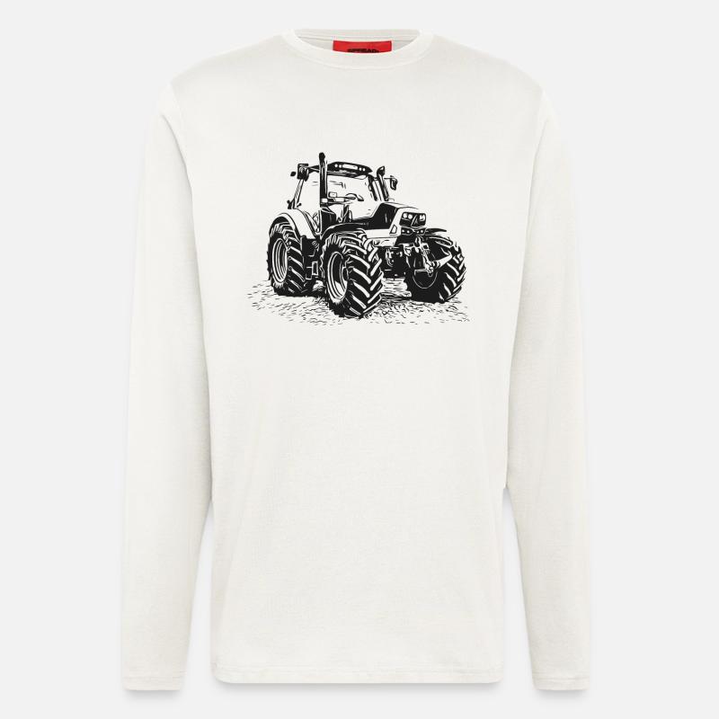 Traktor - Langarmshirt - made by SPREAD  - OFF WHITE