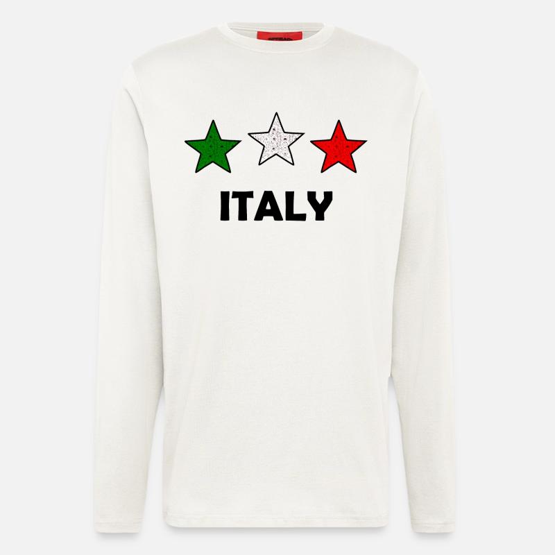 Der Italiener - Langarmshirt - made by SPREAD  - OFF WHITE