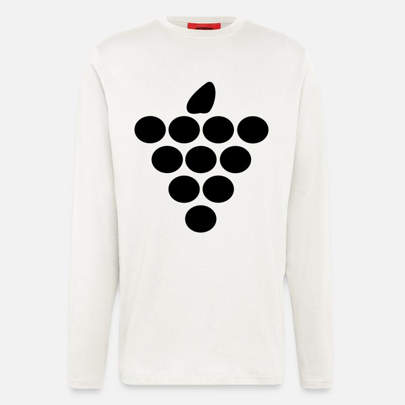 Weinstrasse - Langarmshirt - made by SPREAD  - OFF WHITE