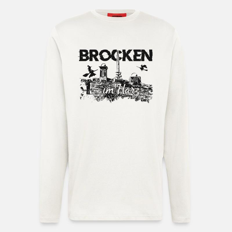 Brocken im Harz - Langarmshirt - made by SPREAD  - OFF WHITE