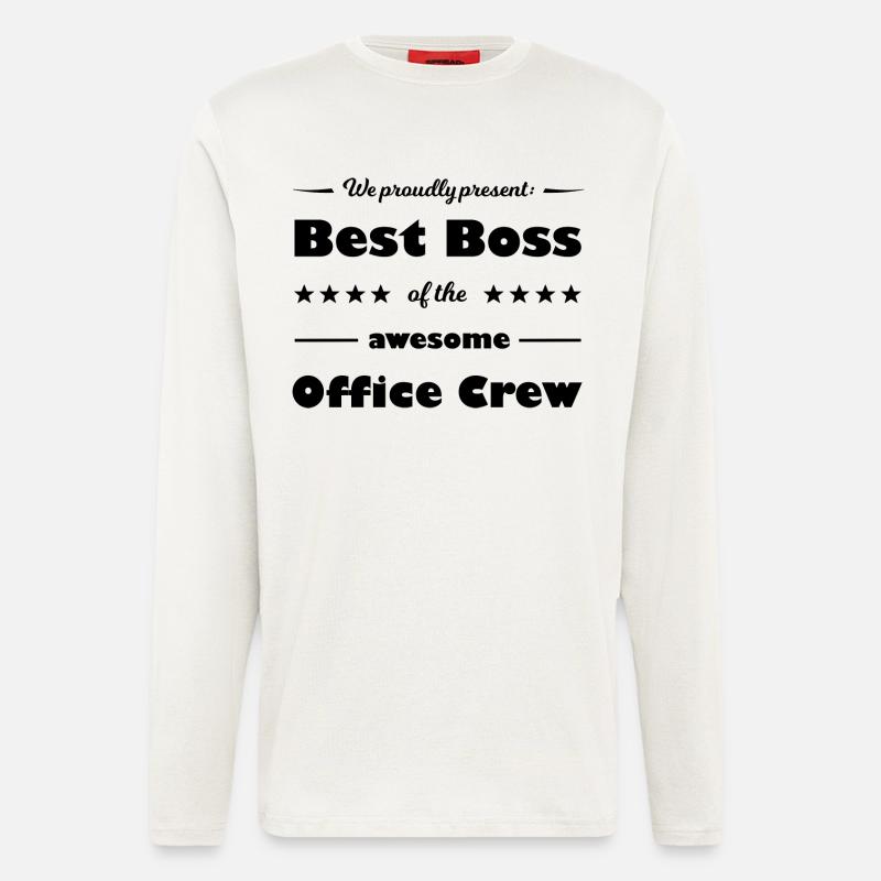 The best office - Longsleeve - made by SPREAD  - OFF WHITE