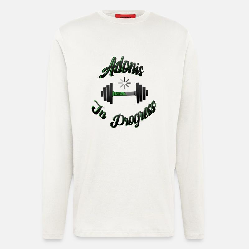 Adonis In Progress 2 - Langarmshirt - made by SPREAD  - OFF WHITE