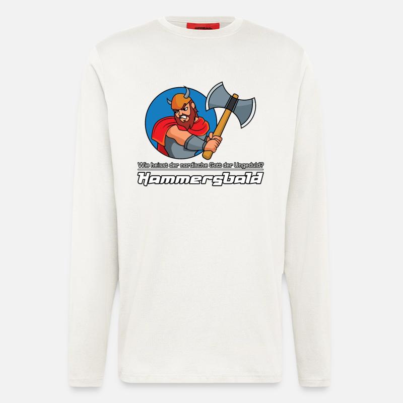 Hammersbald Wikinger - Langarmshirt - made by SPREAD  - OFF WHITE