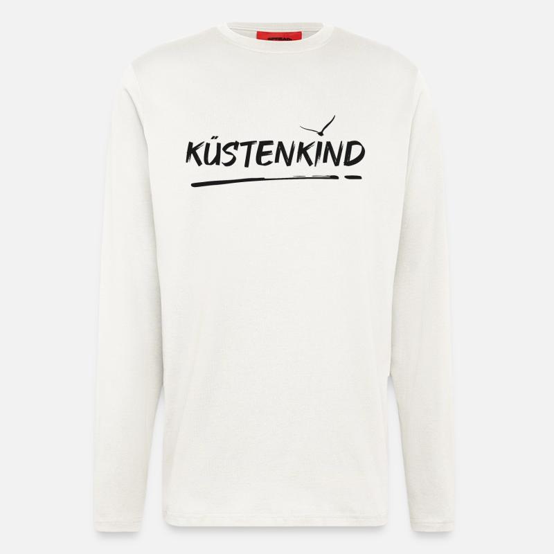 Küstenkind - Langarmshirt - made by SPREAD  - OFF WHITE