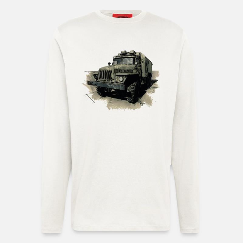 URAL 4320 - Langarmshirt - made by SPREAD  - OFF WHITE