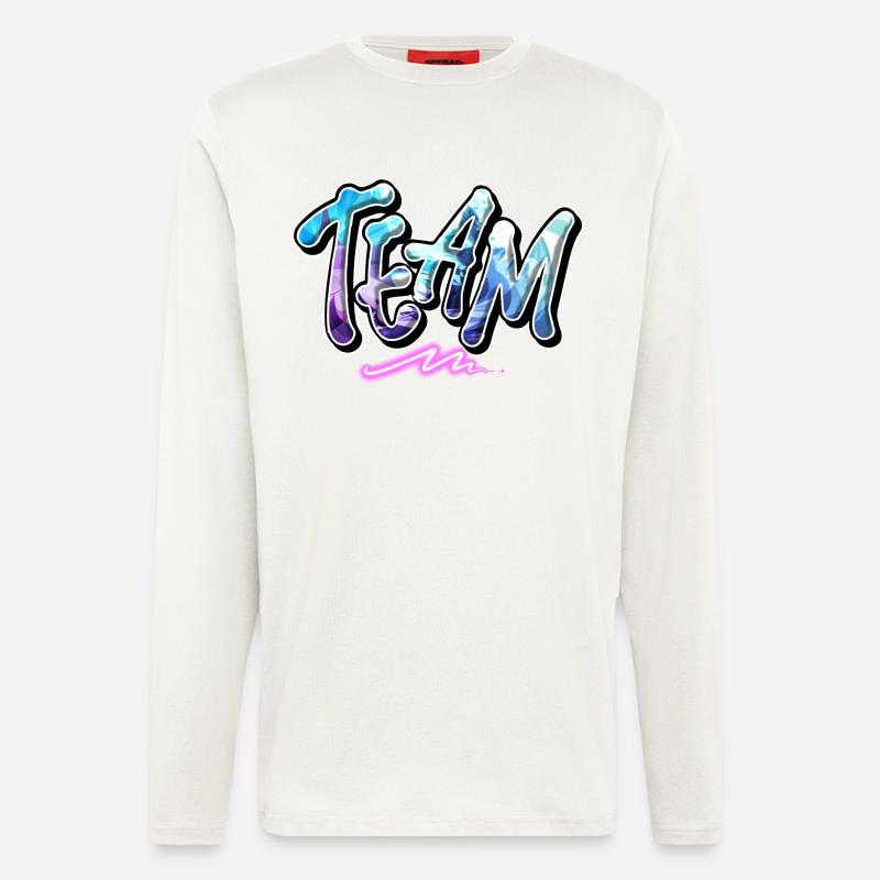 Team - Langarmshirt - made by SPREAD  - OFF WHITE