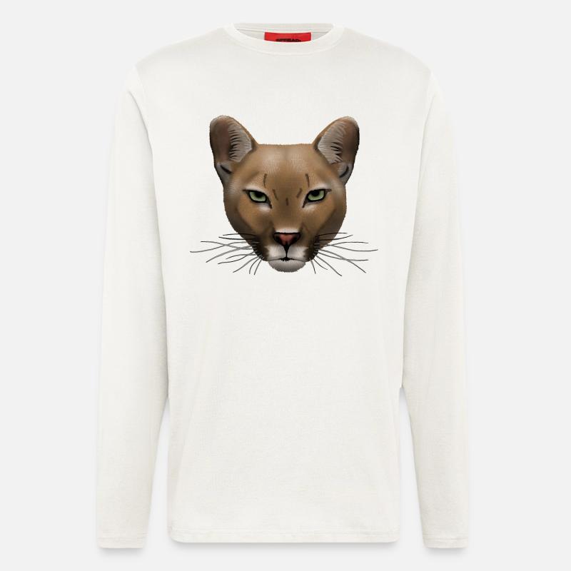 Cougar R6Z - Langarmshirt - made by SPREAD  - OFF WHITE