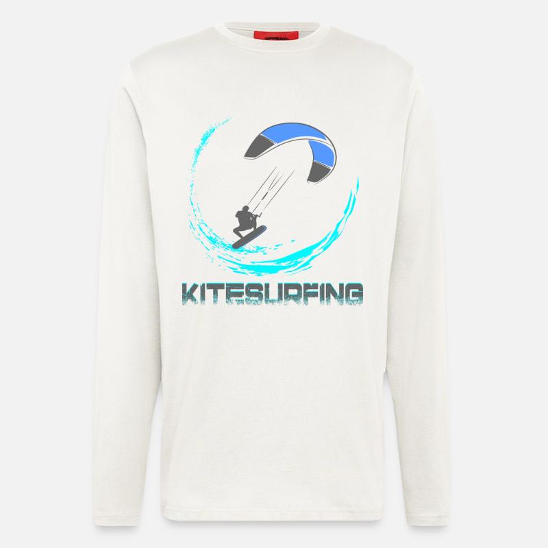 Kitesurfing - Langarmshirt - made by SPREAD - OFF WHITE