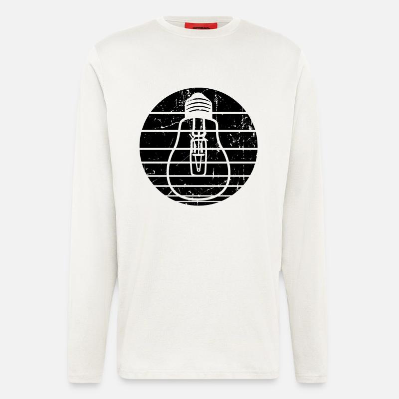 Light bulb - Longsleeve - made by SPREAD  - OFF WHITE