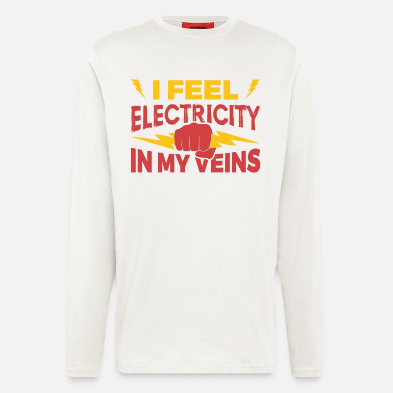 Electrical engineering - Longsleeve - made by SPREAD  - OFF WHITE