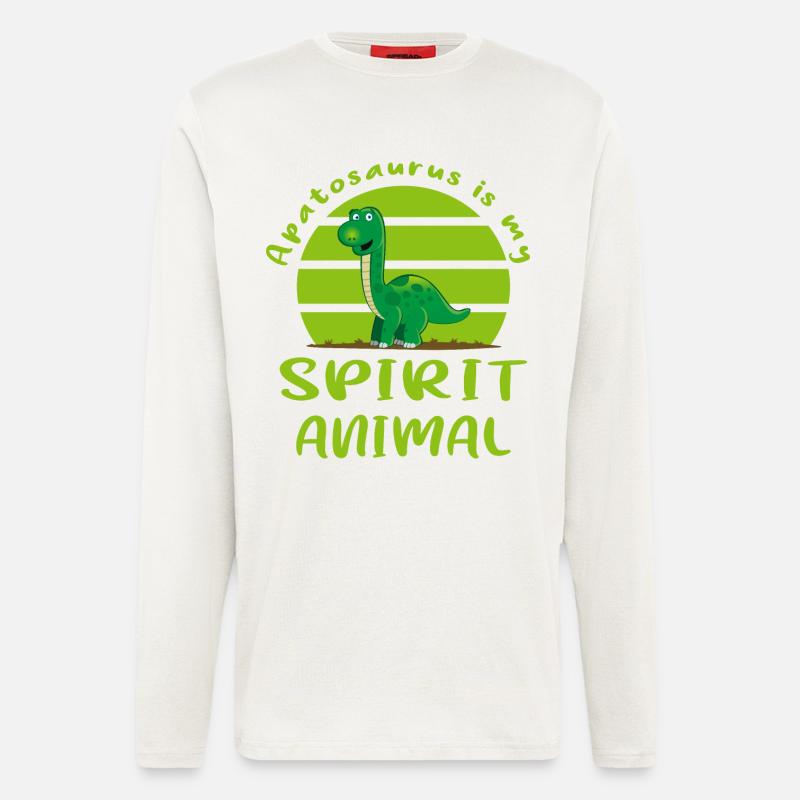 Apatosaurus - Longsleeve - made by SPREAD - OFF WHITE