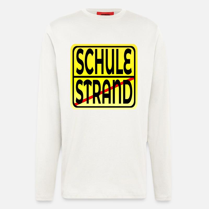 Ferienende Schulanfang - Langarmshirt - made by SPREAD  - OFF WHITE