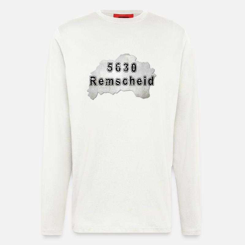 Remscheid 5630 Postkartenstil - Langarmshirt - made by SPREAD  - OFF WHITE