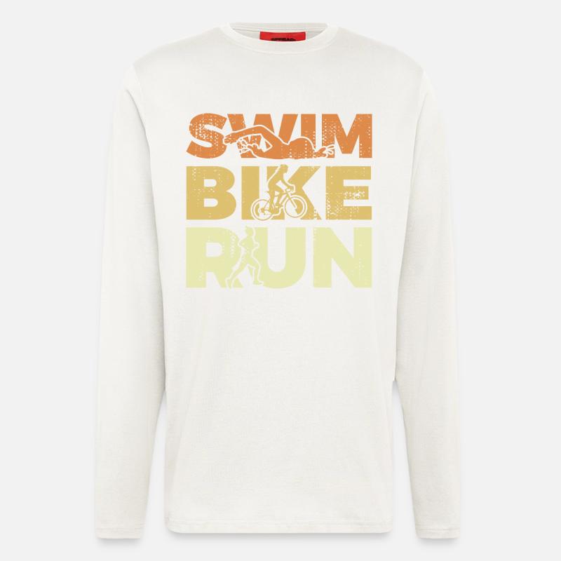 Triathlon Mädchen - Langarmshirt - made by SPREAD  - OFF WHITE