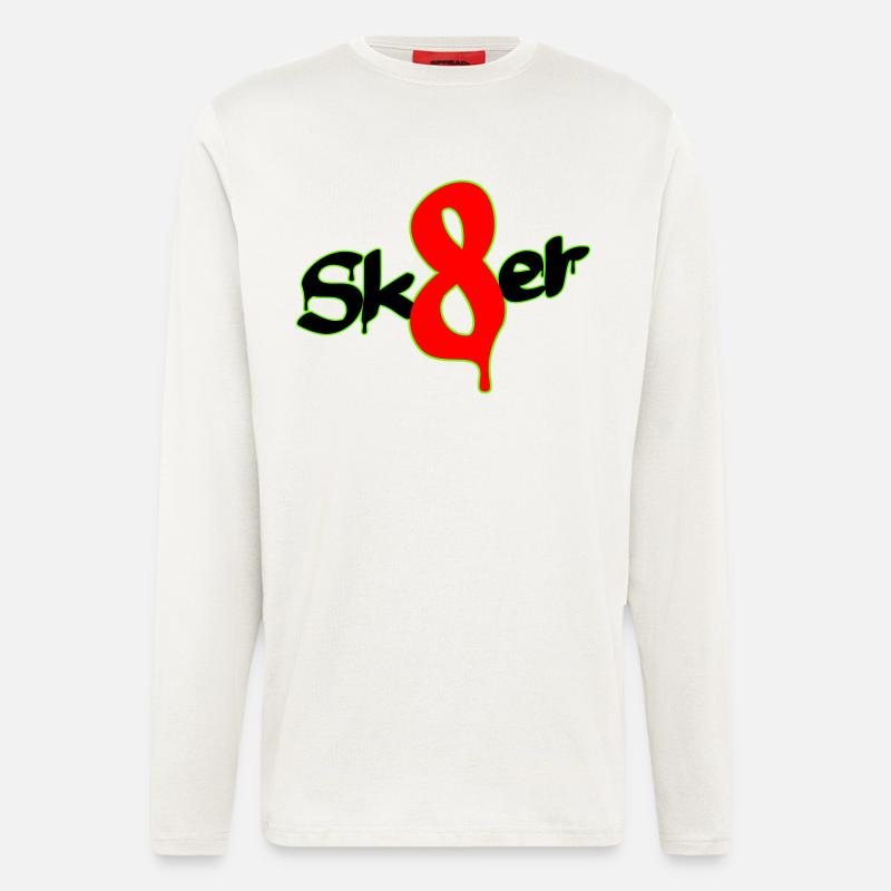 Sk8er - Langarmshirt - made by SPREAD  - OFF WHITE